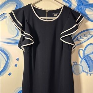 Tommy Hilfiger Ruffle Sleeve Dress